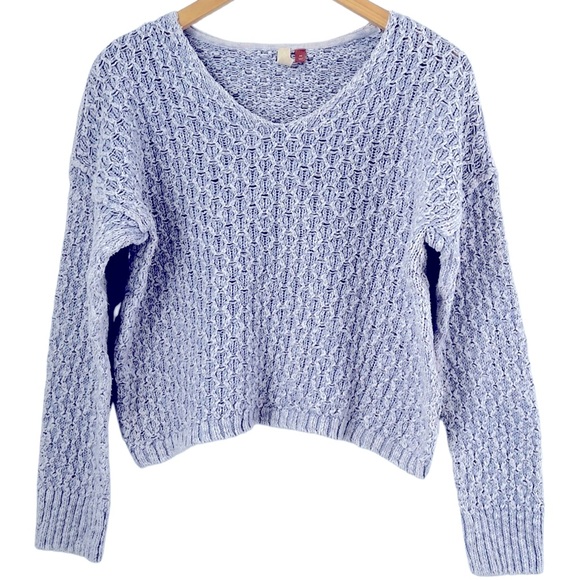 Anthropologie Pilcro Christian V-Neck Chunky Knit Sweater Size XSmall - Picture 6 of 11